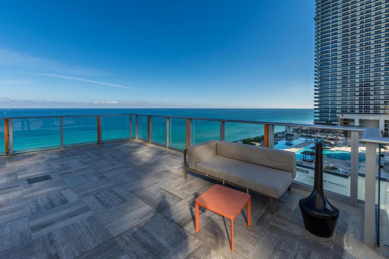Seashore Resort - 2 Bedroom Right On The Beach Direct Ocean-View With Amenities On The Rooftop هوليوود المظهر الخارجي الصورة